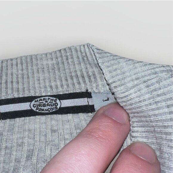 VTG Marithe Francois Girbaud Long Sleeve Light Sweater Heavy Shirt Size L USA - Picture 4 of 9